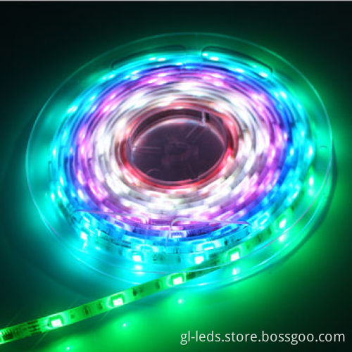 36w 150pcs 5050 RGB lEDs 5m digital LED strip